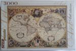 Image of the puzzle 3000, Step, Historical World Map, by Henricus Hondius the Younger, Factory Sealed, Picture of the box