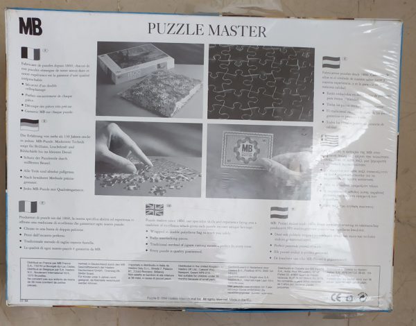 Image of the puzzle 5000, MB, Fair in the Champs-Elysees, William Parrott, Factory Sealed, Picture of the back