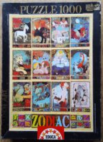 Image of the puzzle 1000, Educa, Zodiac, by Rosina Wachtmeister, Complete, Picture of the box