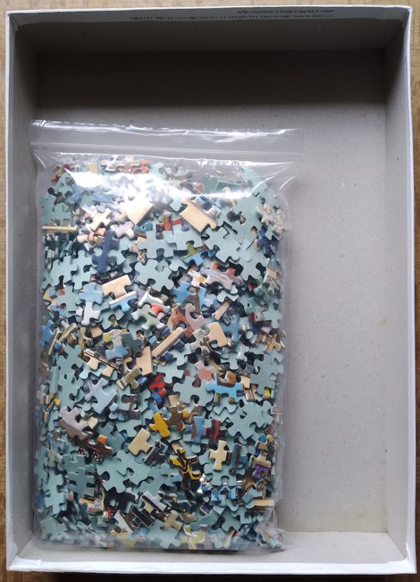Image of the puzzle 1000, Educa, Zodiac, by Rosina Wachtmeister, Complete, Picture of the bag