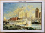 Image of the puzzle 2000, Sunbird, Port of Chicago, by Michael Blaser, Sealed Bag, Picture of the box