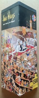 Image of the puzzle 1500, Heye, Dont Marry, Be Happy!, Hugo Prades, Sealed Bag, Picture of the box
