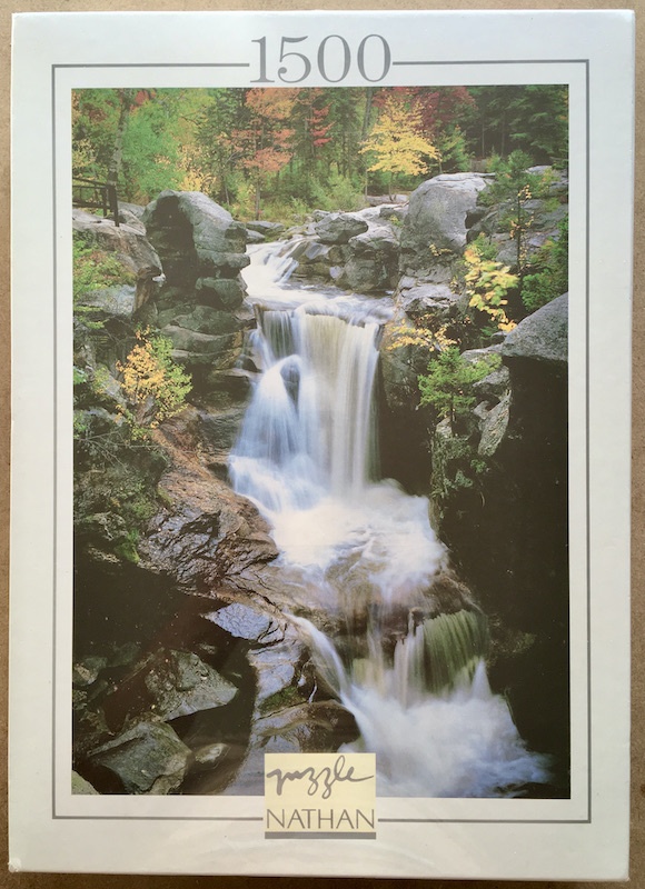 1500, Nathan, Cascades, Carr Clifton, Factory Sealed, 2020-09-20 Image of the puzzle 1500, Nathan, Cascades, Carr Clifton, Factory Sealed