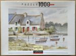 Image of the puzzle 1000, Nathan, Houses in the Gulf, Jean-Roger Morel, Sealed Bag, Picture of the box