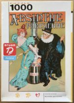 Image of the puzzle 1000, Nathan, Absinthe Parisienne, Complete, Picture of the box