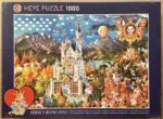 Image of the puzzle 1000, Heye, Eddies Blind Date, Michael Ryba, Complete, Picture of the box