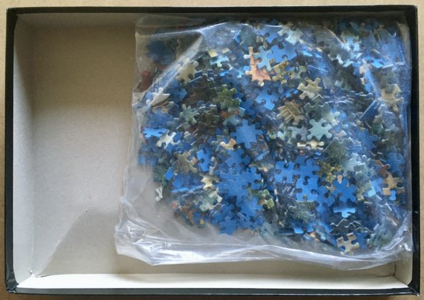 Image of the puzzle 1000, D-Toys, Happy Lovers, Jean-Honoré Fragonard, Sealed Bag, Picture of the bag