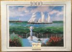 Image of the puzzle 1000, Nathan, The Open Sea, Bonnec Brothers, Factory Sealed, Picture of the box