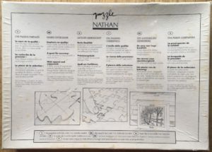 Image of the puzzle 1000, Nathan, The Open Sea, Bonnec Brothers, Factory Sealed, Picture of the back