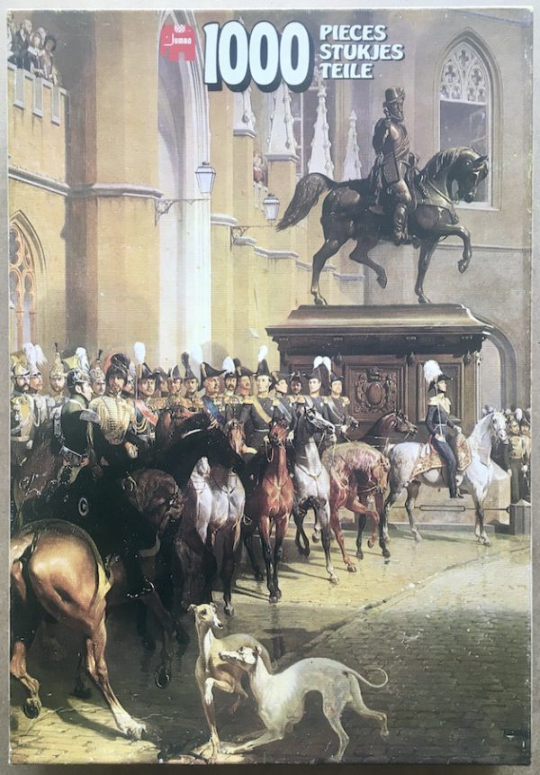 Image of the puzzle 1000, Jumbo, King William II of the Netherlands, Complete, Picture of the box