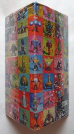 Image of the puzzle 2000, Heye, Robots, by Henry Stinson, Factory Sealed, Picture of the box