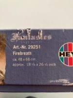 Image of the puzzle 1000, Heye, Firebreath, Luis Royo, Sealed Bag, Detail of the box