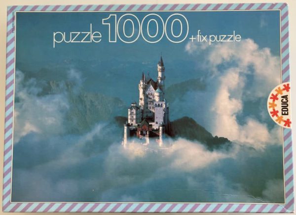 Image of the puzzle 1000, Educa, Neuschwanstein Castle, Germany, Sealed Bag, PIcture of the box