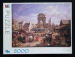 Image of the puzzle 5000, MB, The Market and Fountain of the Innocents, Paris. Picture of the box.