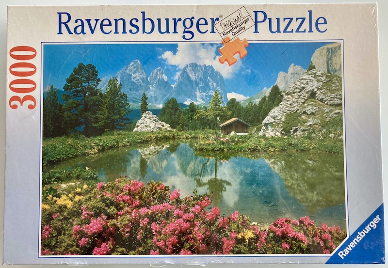 3000, Ravensburer, Mountain Lake - Rare Puzzles