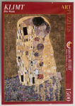 Image of the puzzle 1500, Ricordi, The Kiss, Gustav Klimt, Sealed Bag, Picture of the box