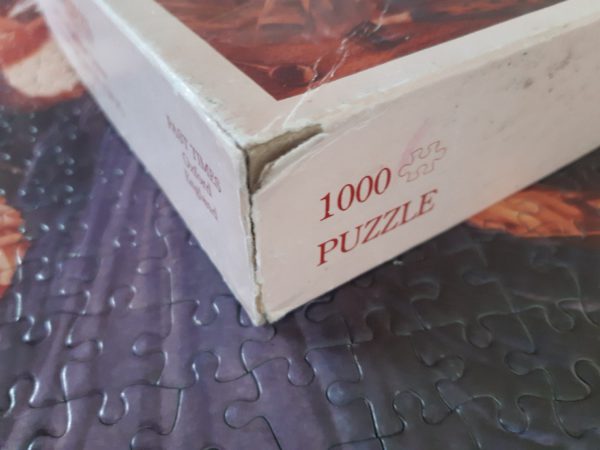 Image of the puzzle 1000, Past Times, Laus Veneris, Edward Burne-Jones, Complete, Picture of the corner