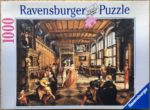 Image of the puzzle 1000, Ravensburger, Dance at the Flemish Salon, Incomplete, Picture of the box