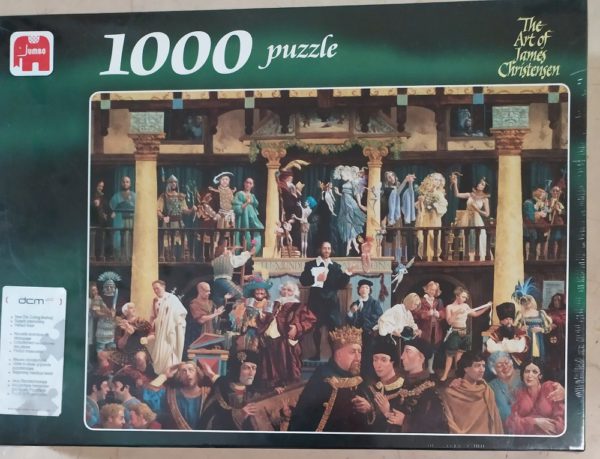 Image of the puzzle 1000, Jumbo, All the World’s a Stage, James Christensen, Factory Sealed