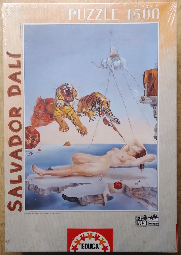 1500, Educa, Dream Caused by the Flight of a Bee Around a Pomegranate a  Second Before Awakening, Salvador Dalí - Rare Puzzles