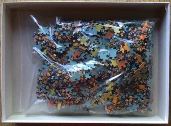 Image of the puzzle 1000, Nathan, Leo, by Christian André, Complete, Picture of the bag