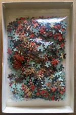 Image of the puzzle 750, International Team, Liberty Puzzle, by Leopoldo Metlicovitz, Complete, Picture of the bag
