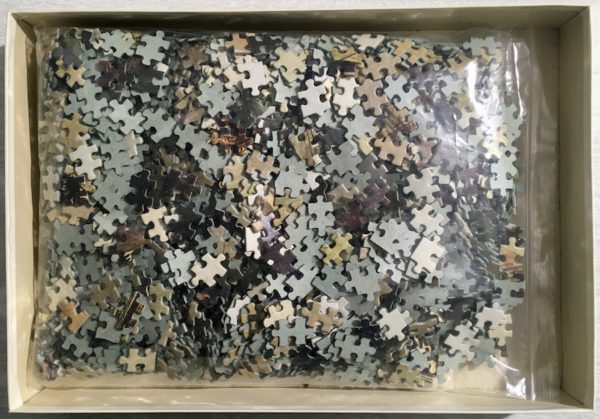 Image of the puzzle 2000, Ravensburger, The Battle of Grenada, by Jean-François Hue, Complete, Picture of the bag