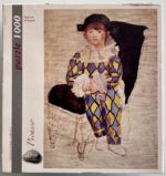 Image of the puzzle 1000, Art Stones, Paul as Harlequin, by Pablo Picasso, Sealed Bag, Picture of the box