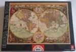 Image of the puzzle 1000, Educa, Ancient World Map, Joan Baptista Vrints. Picture of the box.