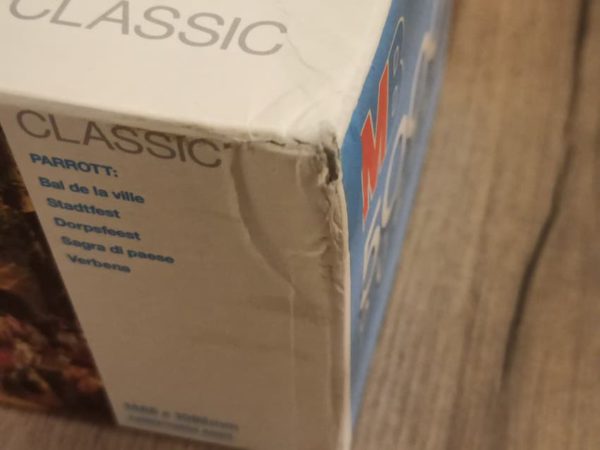 Image of the puzzle 5000, MB, Fair in the Champs-Elysees, William Parrott, Sealed Bag, Picture of the corner