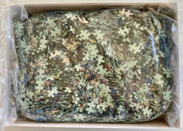 Image of the puzzle 4000, Nathan, Lake of a Thousand Flowers, Sealed Bag, Picture of the bag
