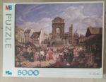 Image of the puzzle 5000, MB, The Market and Fountain of the Innocents, Paris, Factory Sealed
