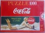 Image of the puzzle 1000, Educa, Coca Cola, Factory Sealed, Picture of the box