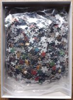 Image of the puzzle 1500, Ricordi, The Arnolfini Portrait, by Jan van Eyck, Complete, Picture of the bag