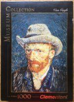 Image of the puzzle 1000, Clementoni, Self-Portrait with Felt Hat, Van Gogh, Sealed Bag, Picture of the box