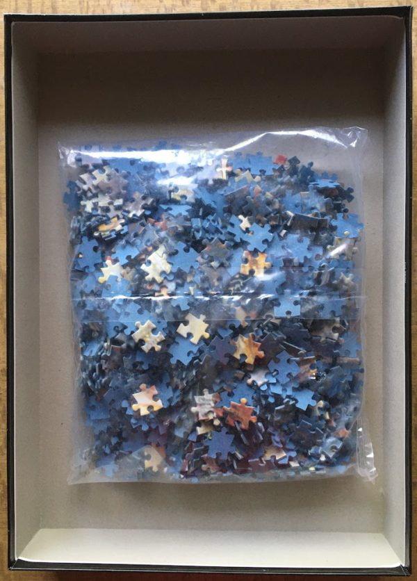 Image of the puzzle 1000, Clementoni, Self-Portrait with Felt Hat, Van Gogh, Sealed Bag, Picture of the bag