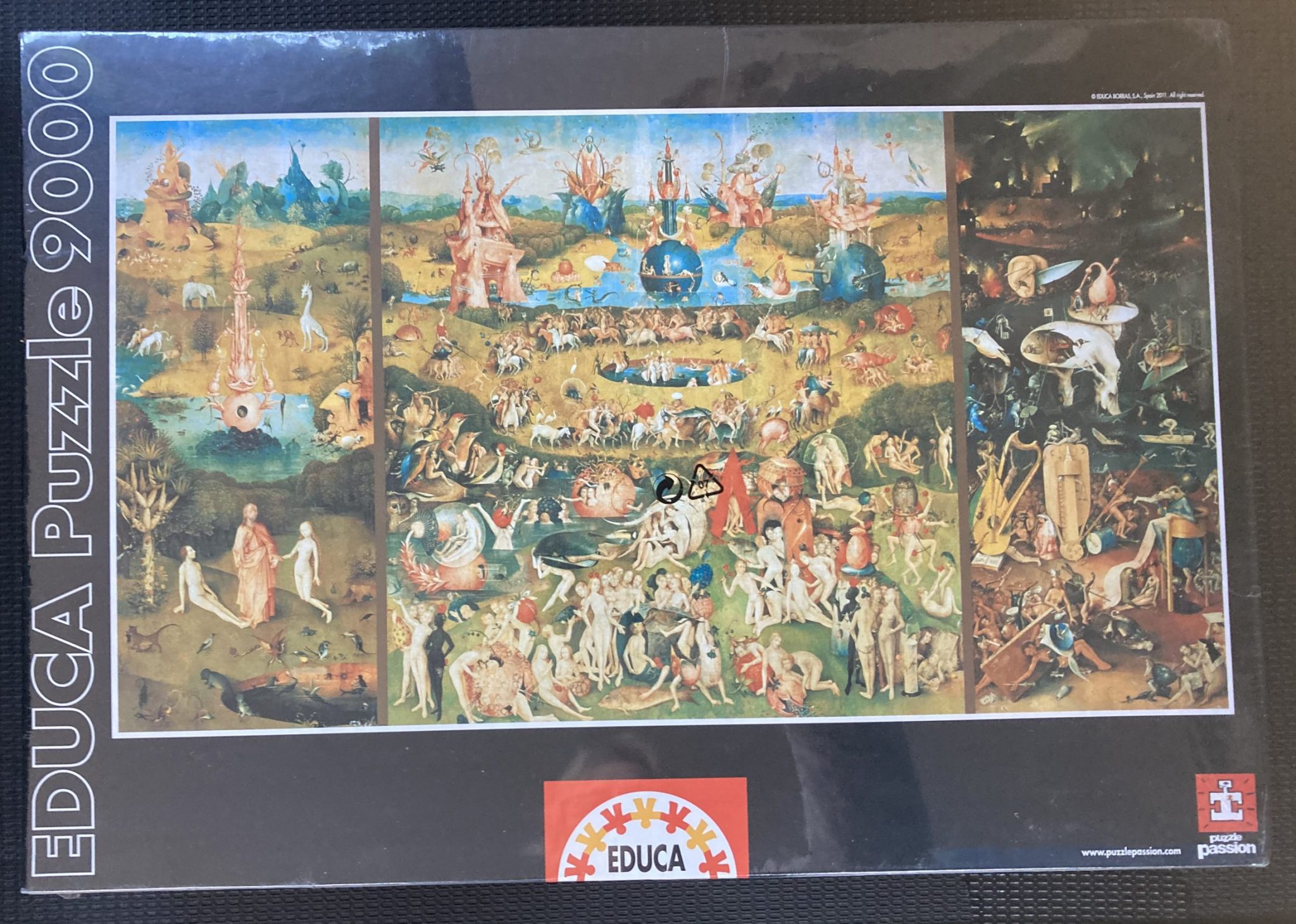 9000, Educa, The Garden of Earthly Delights, Bosch Rare Puzzles