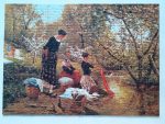 Image of the puzzle 500, Educa, The Washerwomen, Joaquim Vayreda, Complete, Picture of the puzzle