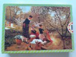 Image of the puzzle 500, Educa, The Washerwomen, Joaquim Vayreda, Complete, Picture of the box
