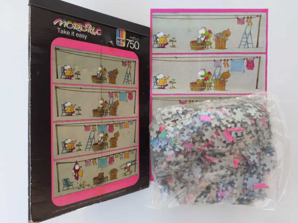 Image of the puzzle 750, Heye, Take it Easy, Guillermo Mordillo, Sealed Bag, Picture of the bag