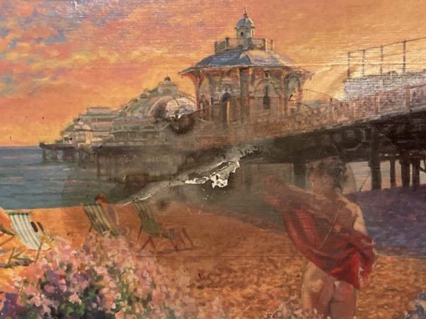 Image of the puzzle 1000, MB, Carefree Days, Robert Tyndall, Sealed Bag, Detail of the box