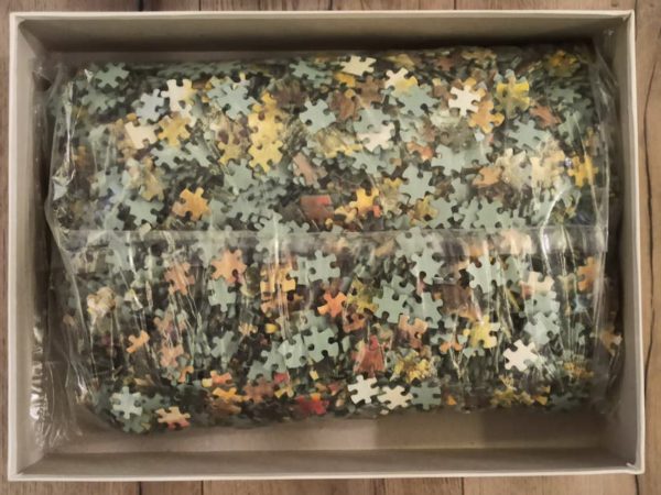 Image of the puzzle 5000, MB, Fair in the Champs-Elysees, William Parrott, Sealed Bag, Picture of the bag