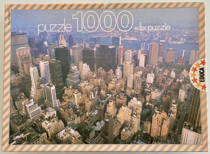Educa 14811 Midtown Manhattan, New York HDR 1000 pieces Genuine Puzzle NIB