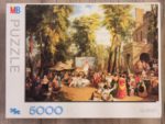 Image of the puzzle 5000, MB, Fair in the Champs-Elysees, William Parrott, Sealed Bag, Picture of the box