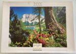 Image of the puzzle 4000, Nathan, Lake of a Thousand Flowers, Sealed Bag, Picture of the box