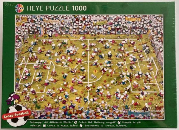 Image of the puzzle 1000, Heye, Footballissimo, Guillermo Mordillo, Factory Sealed
