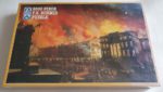 Image of the puzzle 2000, F.X. Schmid, View of the Great Fire in New York, 1837, Nicolino Calyo. Picture of the box.