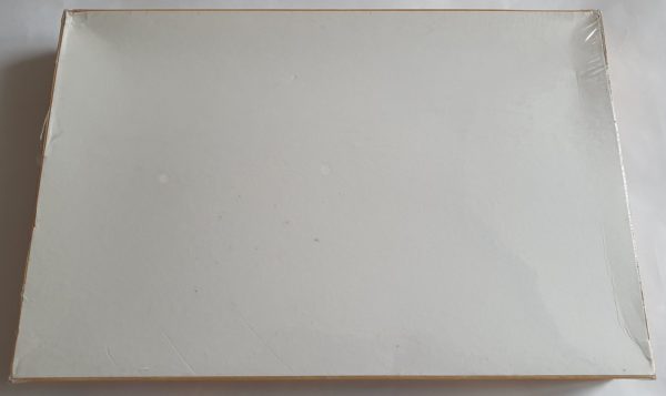 Image of the puzzle 2000, F.X. Schmid, View of the Great Fire in New York, 1837, Nicolino Calyo. Picture of the back.