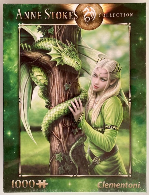 1000, Clementoni, Kindred Spirits, Anne Stokes, Factory Sealed, 2020-12-02 Image of the puzzle 1000, Clementoni, Kindred Spirits, Anne Stokes, Factory Sealed