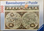 Image of the puzzle 3000, Ravensburger, World Map 1665, Sealed Bag, Picture of the box
